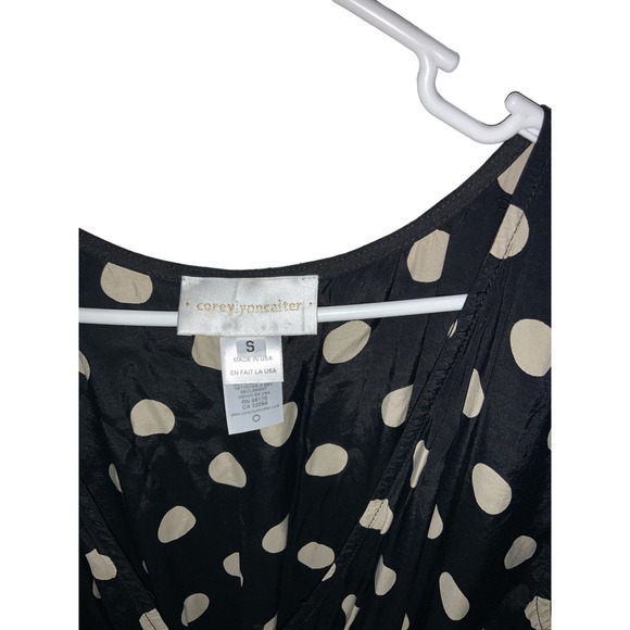 Anthropologie Corey Lynn Calter Wrapped Jumpsuit Polka Dot  Sz Small - Picture 5 of 5